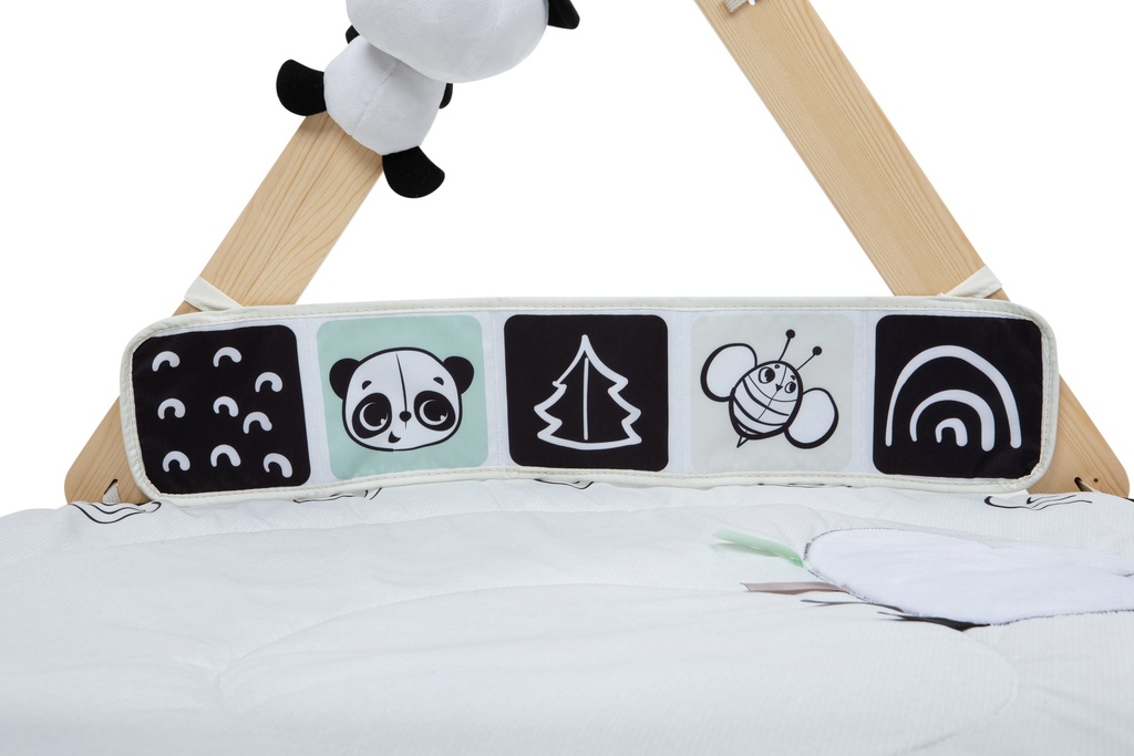 Tiny Love | Speeltapijt met Speelboog Luxe Gymini Black & White Decor