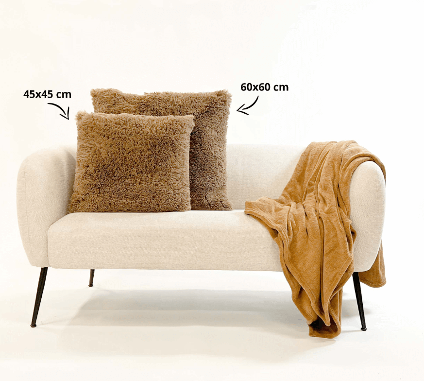 SK Fluffy 45x45 cm Tobacco Brown