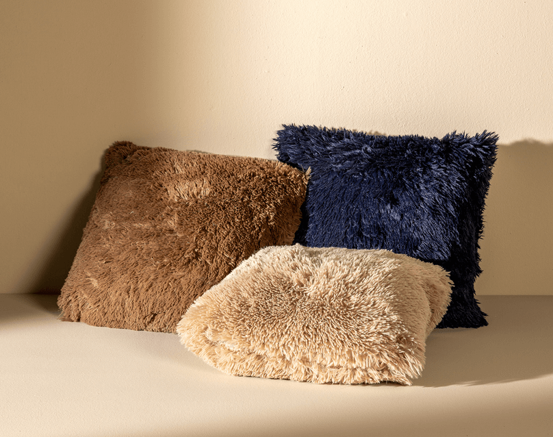 SK Fluffy 45x45 cm Tobacco Brown