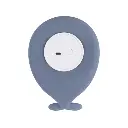 NACHTLAMP DRAADLOOS, Moby, walvis, blue, blauw, 11x10x16cm, LED lampje, oplaadbaar via usb 