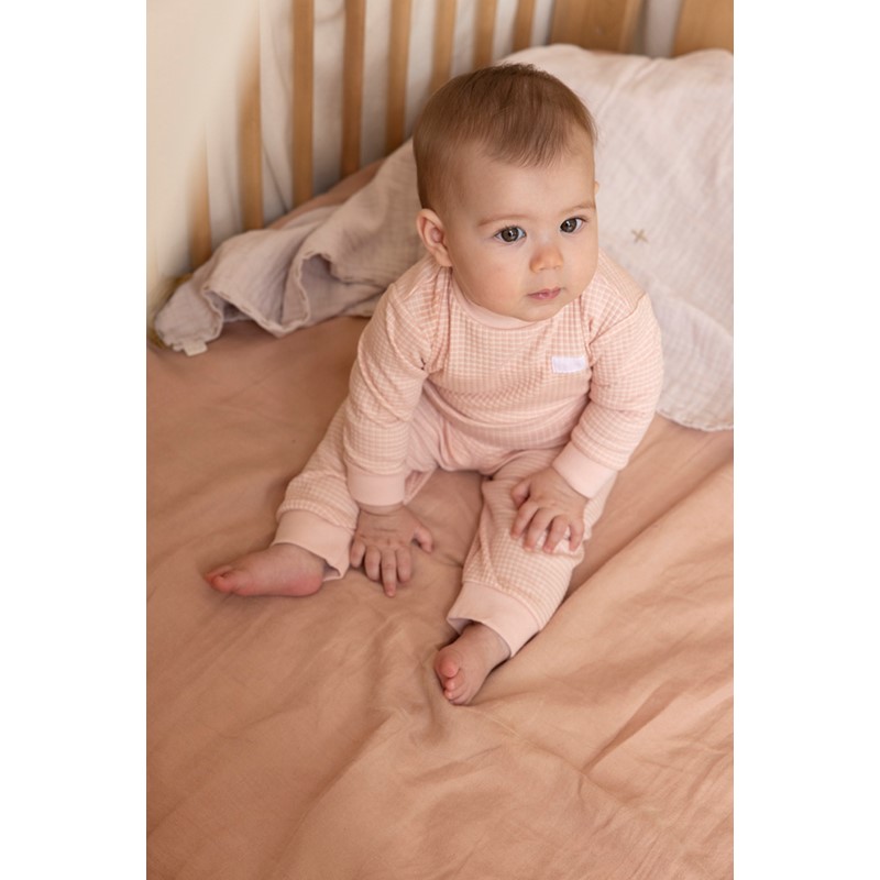 Feetje | Pyjama 2-delig Wafel Oud Roze