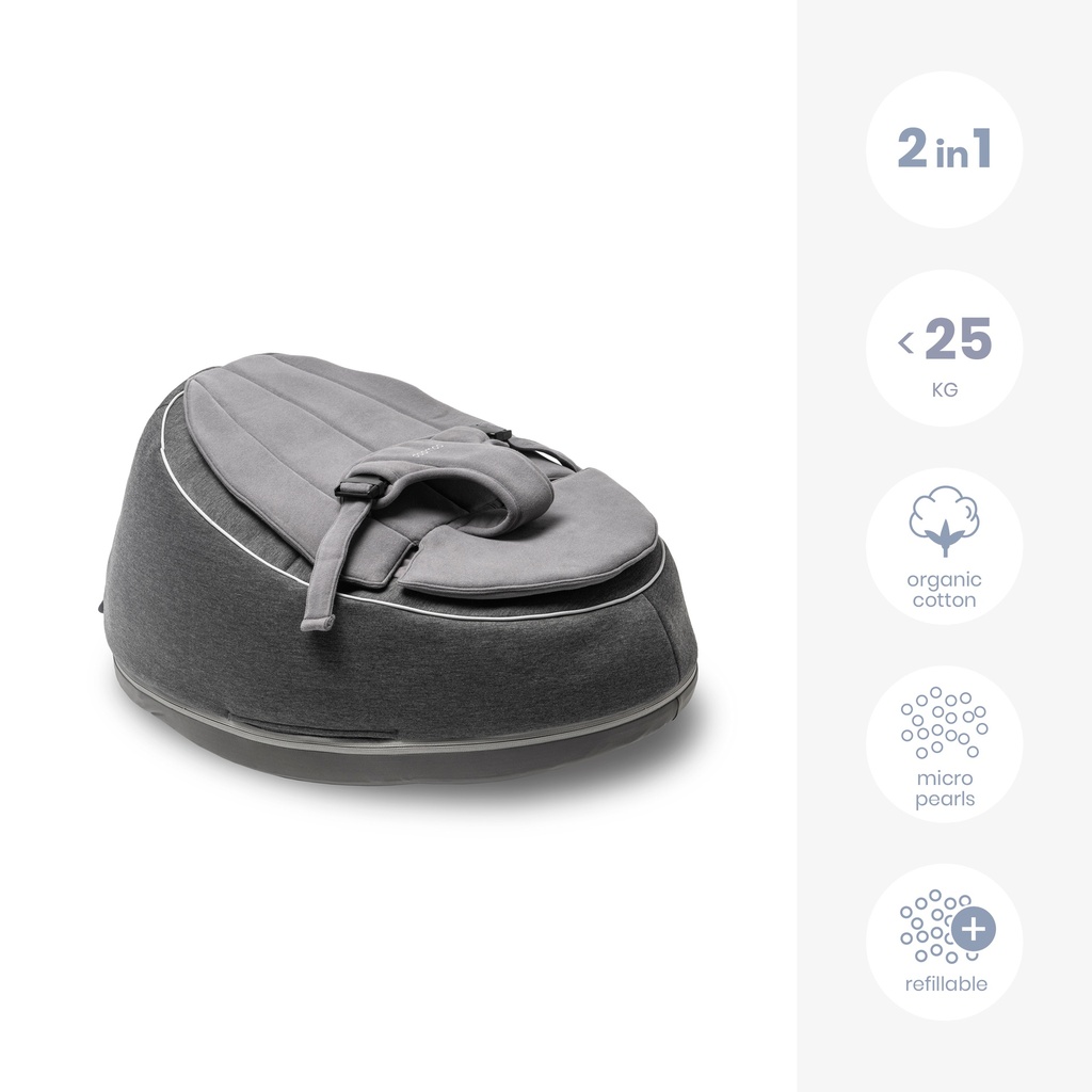 RELAX, Seat 'n Swing, anthracite, grijs, uni, bekl biologisch katoen, max 25 kg, schommelstand, 2022