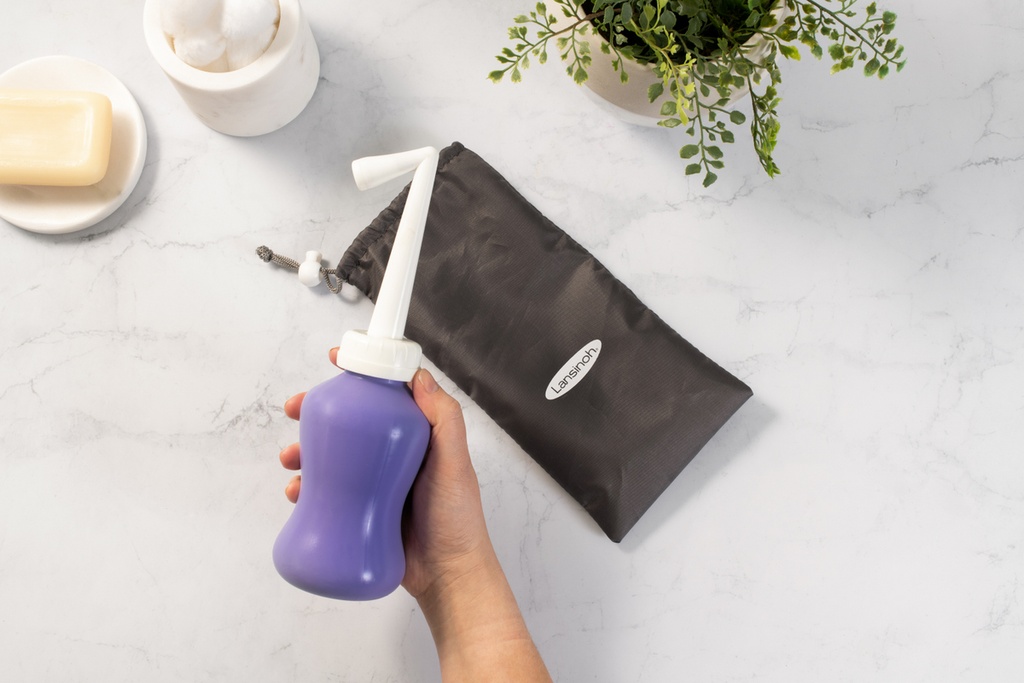 Lansinoh | Spoelfles vr het Perineum vr Na de Bevalling incl. Opbergetui