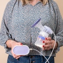 BORSTPOMP, elektronisch, Single Electric Breast Pump Compact, incl. flesje , flex borstschelp, instelbare zuigkracht