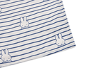 TETRA DOEK, 115x115cm, Miffy Stripe navy, blauw, aop nijntje/strepen , Large