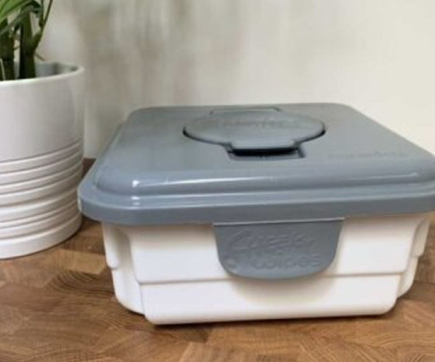 Cheeky Wipes | All-in-one kit Box silver/grey - Wipes white 