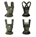 Ergobaby | Babybuidel Adapt Soft Flex Mesh Olive Green 3.2 kg tot 20.4 kg