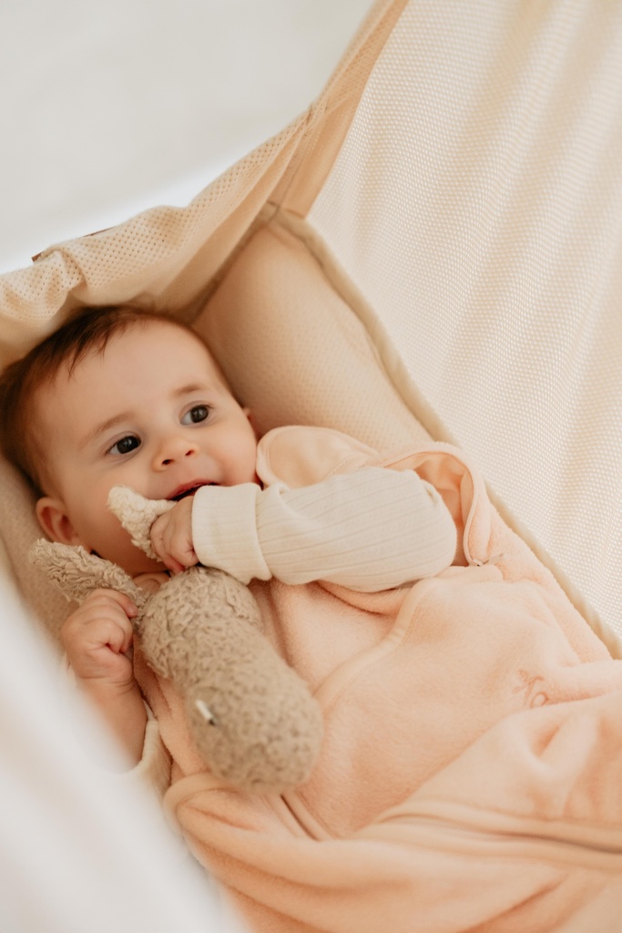 Puckababy | Inbakeren Mini Little Human 74 cm Peach