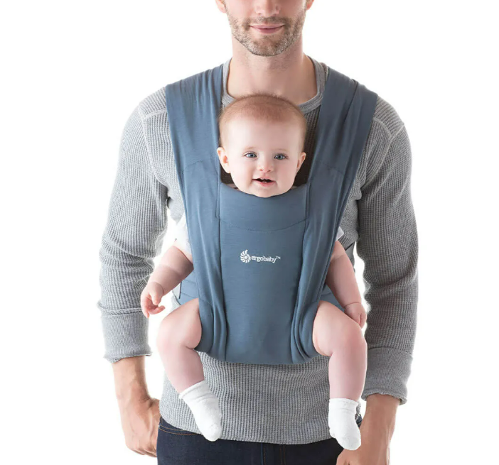 Ergobaby | Babybuidel Embrace Oxford blue Jersey 3.2-12kg