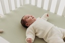 HOESLAKEN, Sleep Safe, 70x140cm, olive, groen, vr babybed 70x140, uni, Fitted Sheet, polyester, 1 stuk(s)