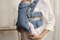 BabyBjorn | Babybuidel Harmony geweven mélange Blauw