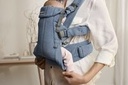 BabyBjorn | Babybuidel Harmony geweven mélange Blauw