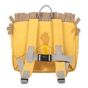 BOEKENTAS, Mr Lion, geel, print leeuw, breedte 29 cm, School