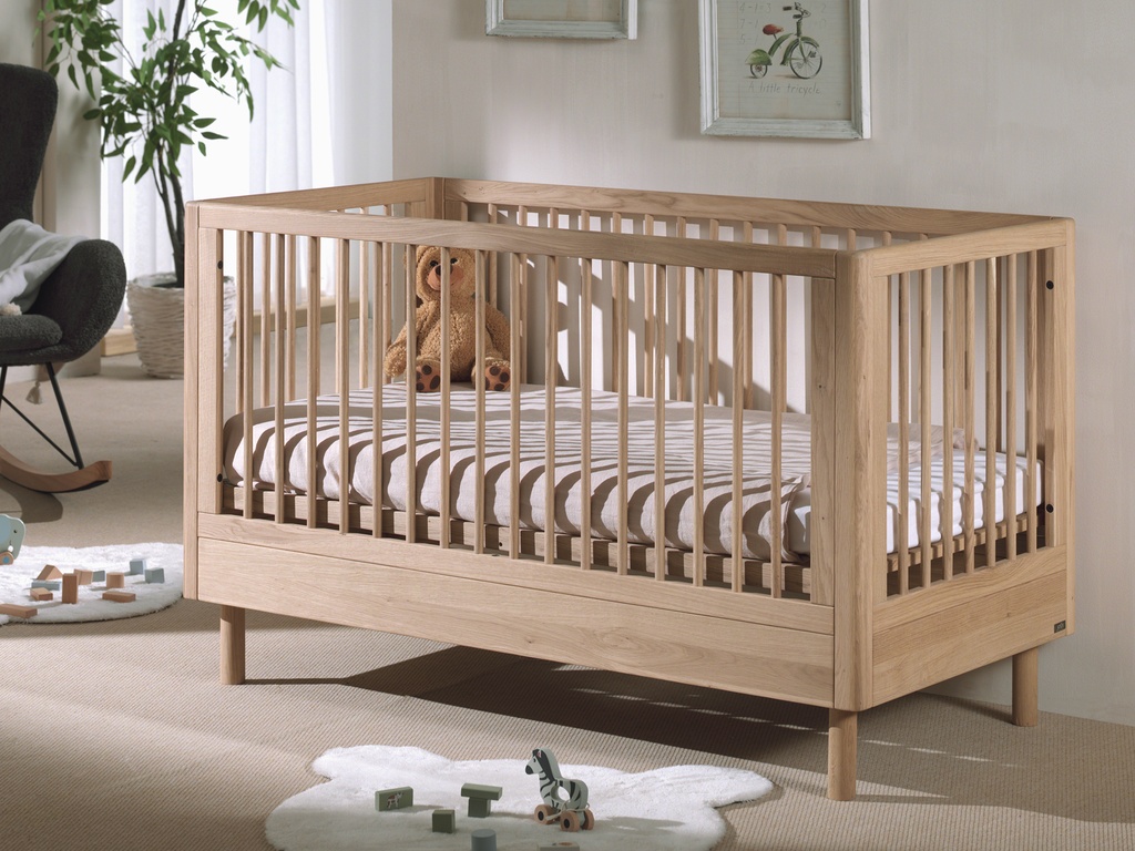 FORREST BABYBED 70 X 140 CM + OMBOUW TODDLER EIK