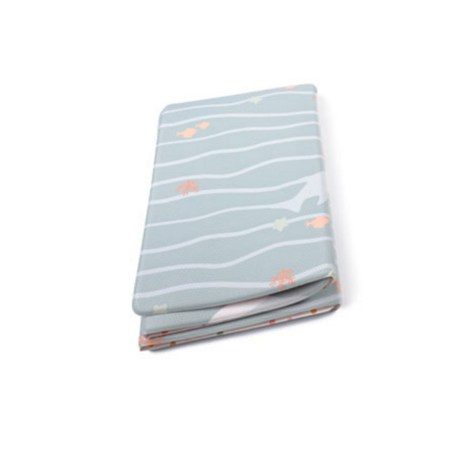 Little Gem | Speeltapijt On The Move Vinyl 140 x 140cm Reversible All about dots - Underwater World