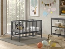 DINO BABYBED 60 X 120 CM ANTRACIET