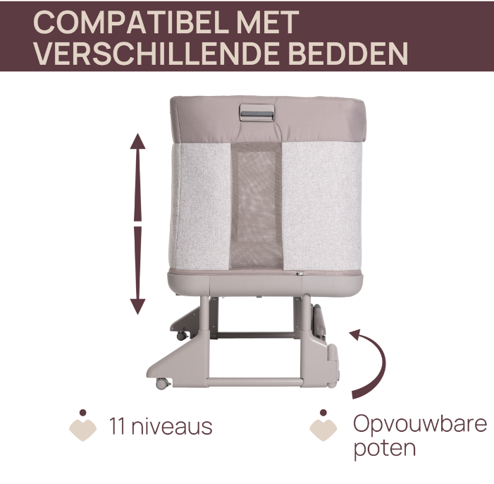 Chicco | Co-Sleeper Next2Me Forever Almond