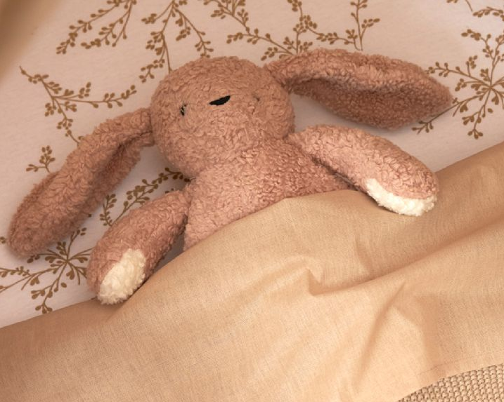 Meyco | Hoeslaken 60x120cm Branches Sand AOP takken jersey/100% katoen