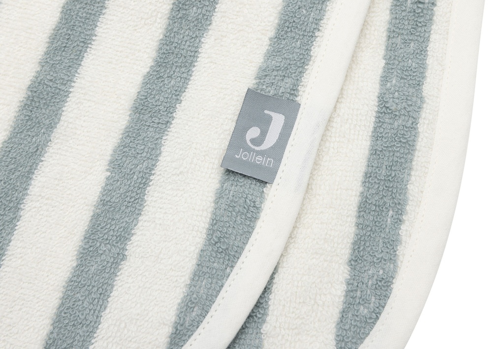 Jollein | Badponcho Terry Stripe Sea Green 