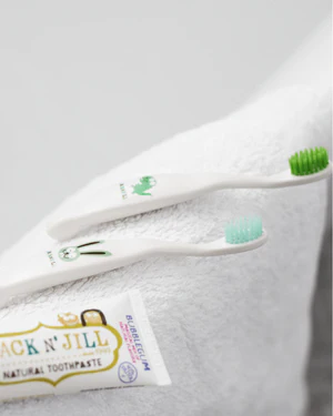 Jack n' Jill | GEWONE TANDENBORSTEL, dino, Bio Toothbrush, wit/groen, 1 stuk(s), tandverzorging