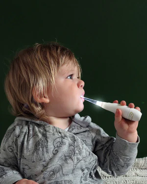 Jack n' Jill | ELEKTRISCHE TANDENBORSTEL, wit, Tickle Tooth Sonic Toothbrush, van 0m-36m, met LED-verlichting, tandverzorging