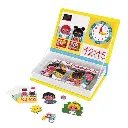 Janod | magneetboek klok oefenen 83st 3-8jr