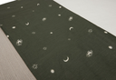 Jollein | LAKEN, 120x150, Stargaze leaf green, all over sterren print, katoen, voor babybed, 2022