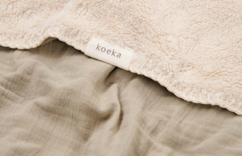 Koeka | Wiegdeken Teddy Faro Sage 2.9TOG