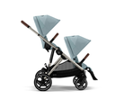 Cybex | Inzet met Bekleding vr Gazelle S Taupe/Stormy Blue-Mid Blue