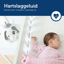 Zazu | Slaapknuffel H15 cm Dex The Dog wit/grijs +muziek +0M 