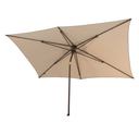 4SO | Parasol Azzurro Wenge Frame Beach 195g/m2 Doek:100% Solefin  Kantelbaar 2 Richtingen 200x300cm