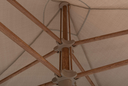 4SO | Parasol Vivenda Woodlook Frame Sand 