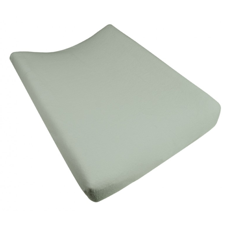 He Baby | Waskussenhoes Lily Green Badstof Groen 50x80cm 