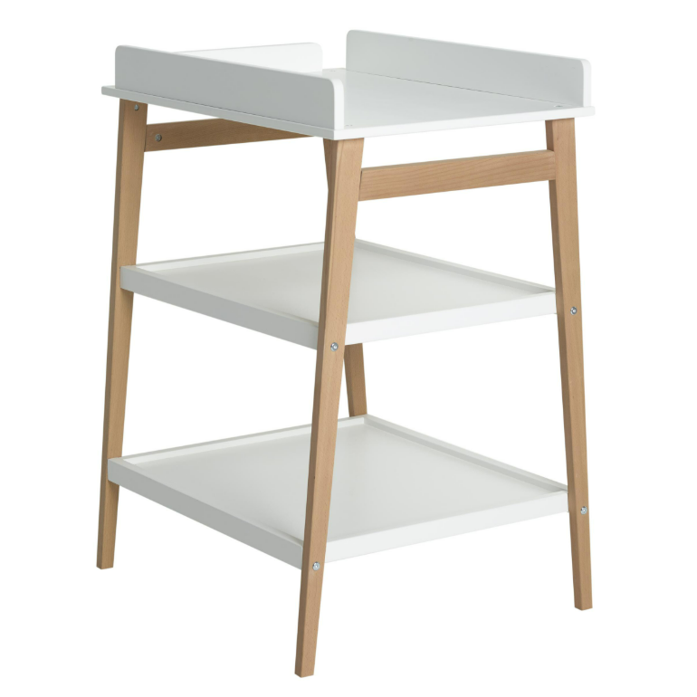 Quax | Verzorgingstafel Hip White/Naturel