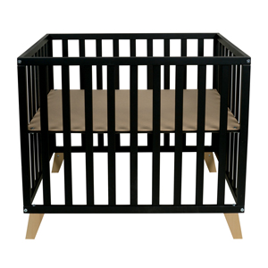 Quax | Park Alix Verstelb in 3 Hoogtes Black 75x95x82cm