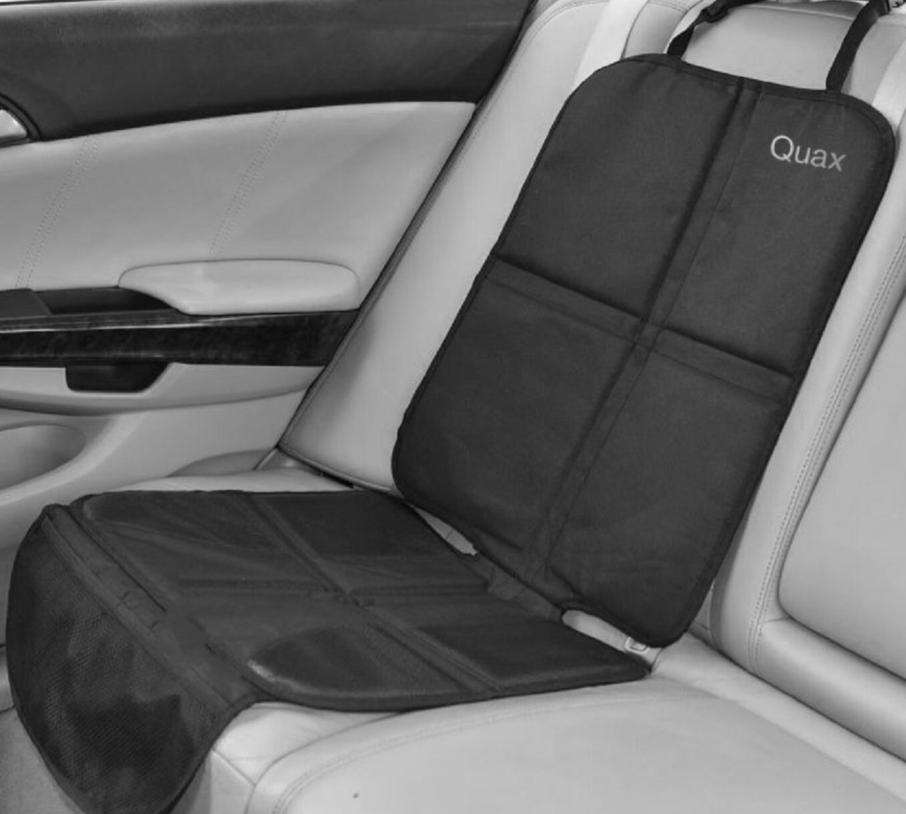 Quax | Autozetelbeschermer met Opbergvak Black