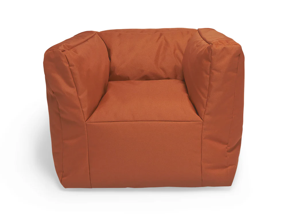 KINDERZETEL, eenzit, Beanbag, caramel, bruin, uni, canvas, polyester hoes, zithoogte 17 cm, 2020-2021