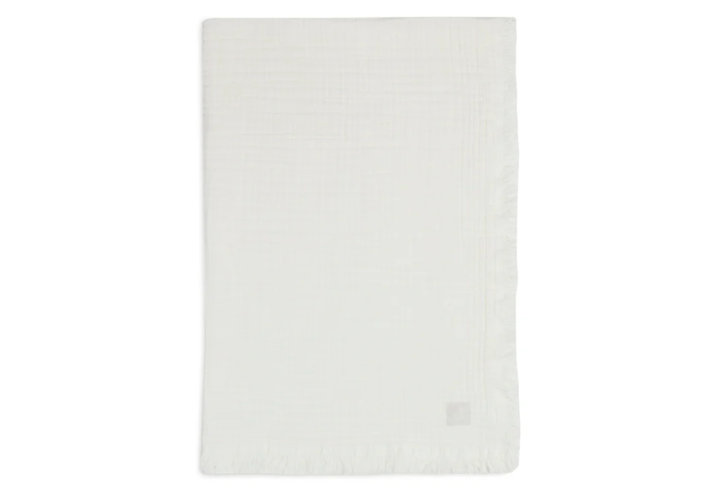 Jollein | Deken Fringe Ivory 1.0TOG Ecru 75x100cm 