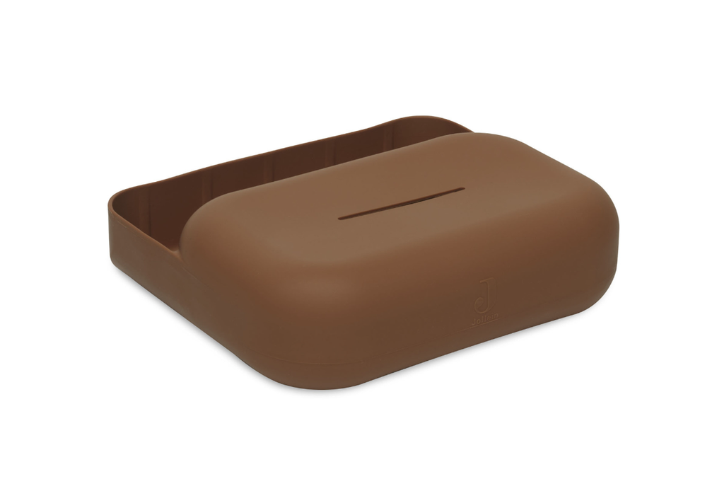 Jollein | Box vr Vochtige Doekjes Siliconen Caramel 17x5x19cm