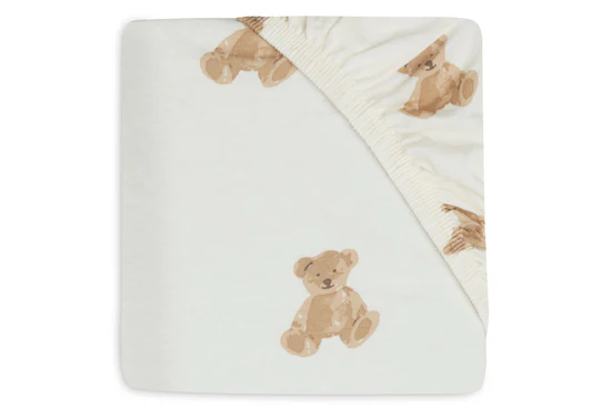 Jollein | Hoeslaken Teddy Bear 100% Katoen 60x120cm