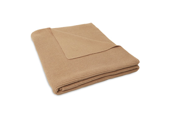 Jollein | Deken Basic Knit Tricot Biscuit 0.9TOG Bruin 100x150cm