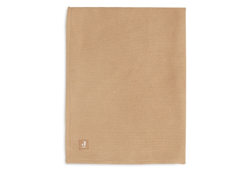 Jollein | Deken Basic Knit Biscuit 2.0TOG Bruin 75x100cm 