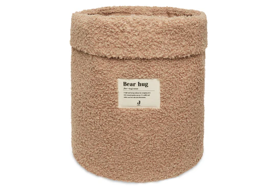 Jollein | Mand Boucle Biscuit Bruin Ø30x32cm