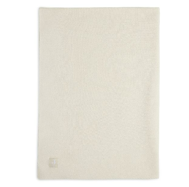 DEKEN, 100x150cm, TOG 0.9, Basic, ivory, Knit, uni/uni, tricot, voor babybed, SS23