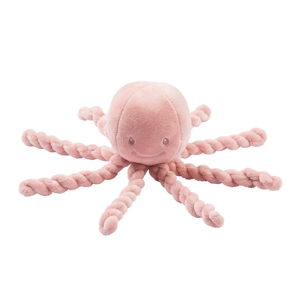 Nattou | Pluche Knuffel Octopus Old Pink Roze 28cm