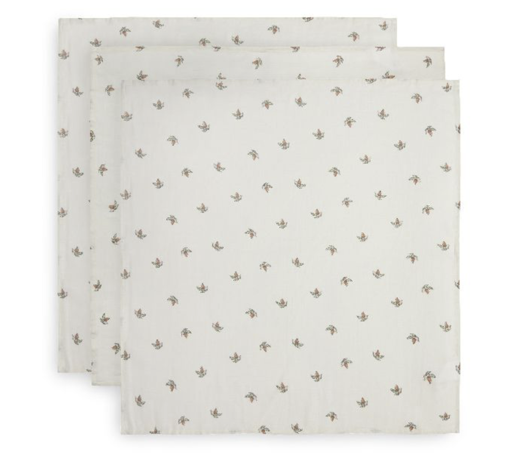 Jollein | Tetra Doek Rosehip Small 70x70cm 3-pack