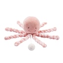 MUZIEKTREKKER, Musical, Lapidou old pink /light pink, octopus, uni, 28 cm, textiel, +muziek, vanaf 0 maand, 2024