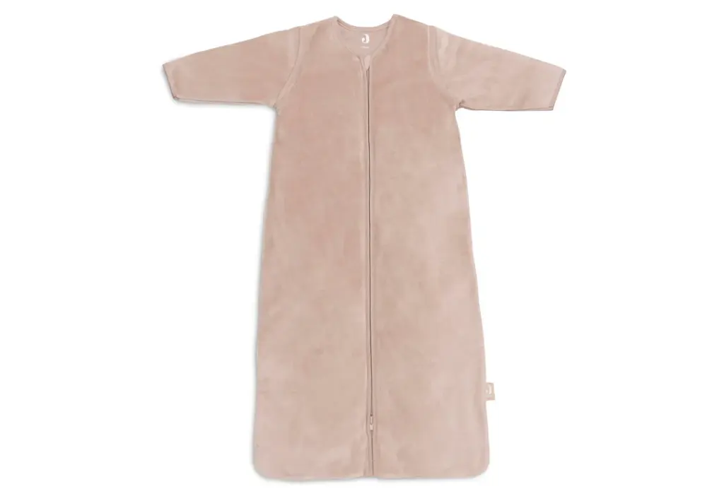 Jollein | Slaapzak Velvet Wild Rose Afritsbare Mouwen Velours 3.0TOG Roze 70cm