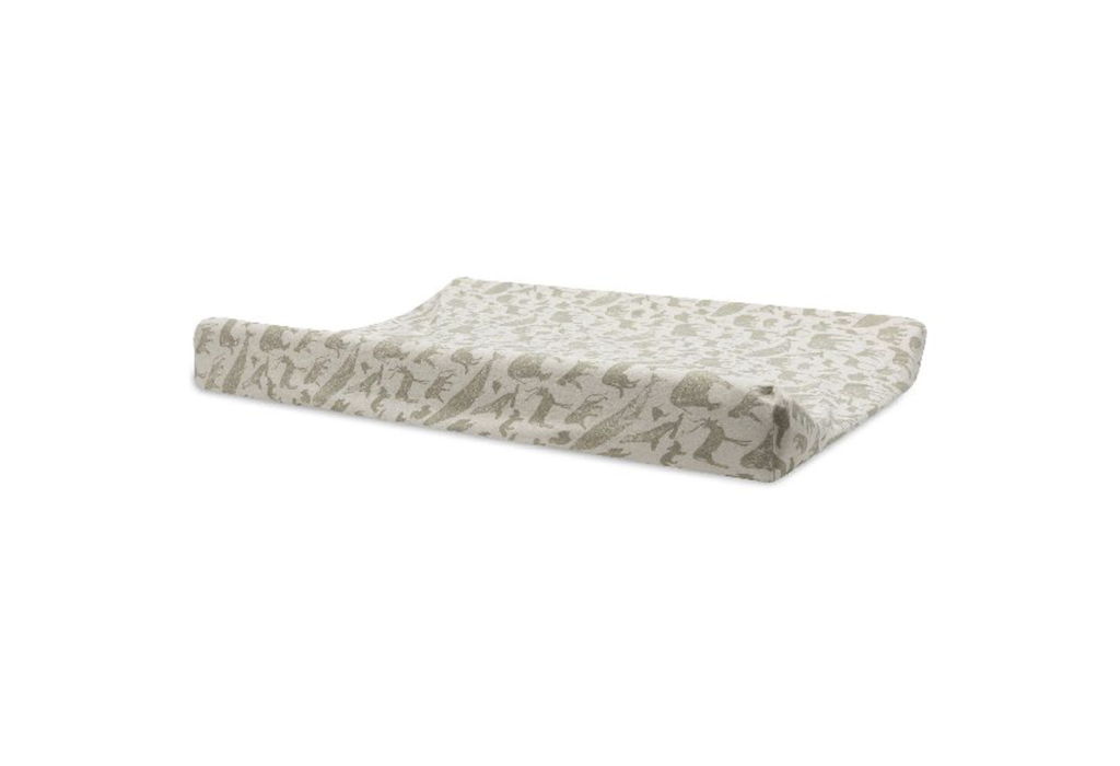 Jollein | Waskussenhoes Animals Olive Green Jersey Groen 50x70cm