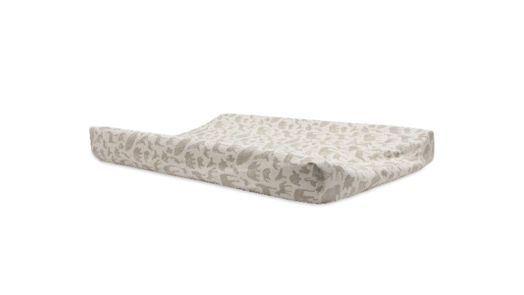 Jollein | Waskussenhoes Animals Jersey Nougat Ecru 50x70cm